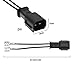Micro Traders 2PCS Car Speaker Wire Adapter Horn Harness Connector Compatible with Civic Electronics Installation Equipment Speaker Wiring Harness 10.7cm