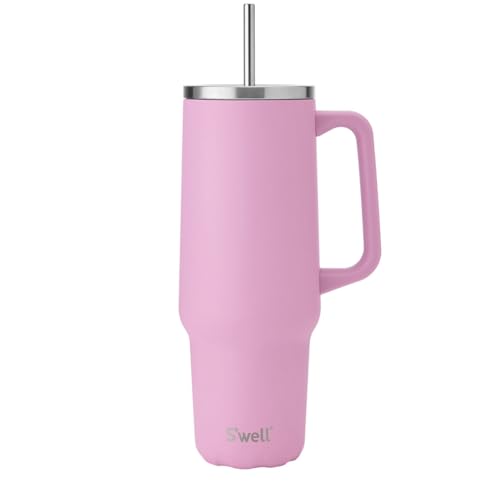 S'well Tumbler XL, Reusable Drinks Tumbler with Straw, Triple-Layered Stainless Steel Bottle