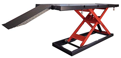 APlusLift Falcon MT2200 27.5" Wide Electrical 2,200LB Motorcycle ATV UTV Lift Table / 24 Months Parts Warranty