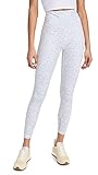 Terez Women's Retro Gingham High Waist Compression TLC Legging, 2820, Daisys On Dusty Blue, S