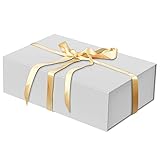HavrePac Luxury Large Gift Box 13.8'x9'x4.3' Storage Box Ribbon Magnetic Closure for Luxury Packaging Box for Valentine's Day,Mother's Day, Birthdays, Bridal Gifts,Weddings