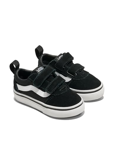 Vans Ward V Suede, Baskets Mixte Enfant Noir (Suede/Canvas/Black/White) 37 EU