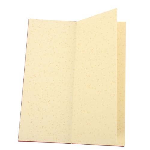 Uonlytech Página Plegable De Caligrafía Antigua Papel De Arroz Con Tinta Plegable Papel De Encuadernación De Libros De Caligrafía Papeles Tradicionales En Accesorio De Caligrafía