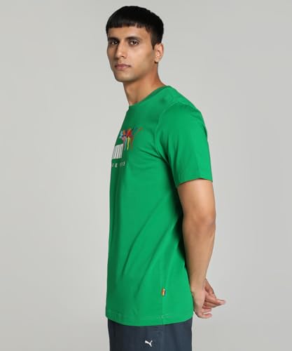 Image of Puma Men's Printed Regular Fit T-Shirt