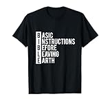 Christian Faith BIBLE Basic Instructions T-Shirt