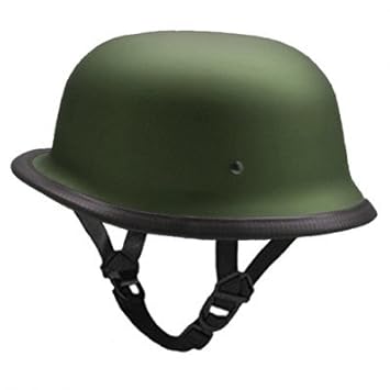 BikenWear German Style Half Helmet (M.Green)