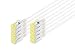 Produktbild DIGITUS LAN Kabel Cat 6A - 1m - Slim - 10 Stück - RJ45 Netzwerkkabel - U/FTP Geschirmt - Kompatibel zu Cat-6 - Grau