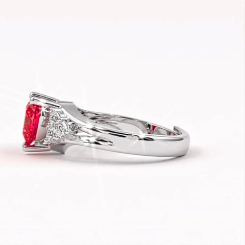 Image of Zarkan 925 Hallmark Heart Pure Silver Rings