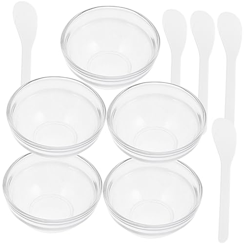 PATKAW 5 Juegos De Tazón De Aceite Esencial Para Salón De Belleza Herramientas Faciales Para El Cuidado De La Piel Facial Modulante Líquida Corrector Máscaras Para El Cuidado