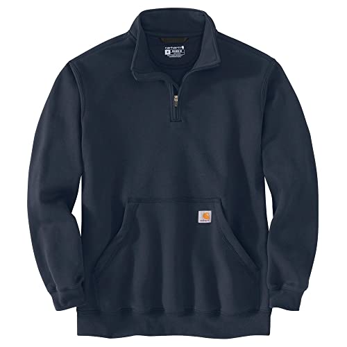 Image of Carhartt Men's Marquette 1 /4-Zip Mock-Neck Sweatshirt