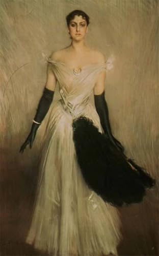 Tableau toile portrait de dame pour décoration murale salon