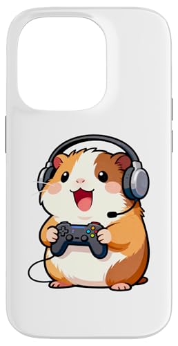 Guinea Pig Playing Video Game Rodents Gamers �X�}�z�P�[�X iPhone 14 Pro �p