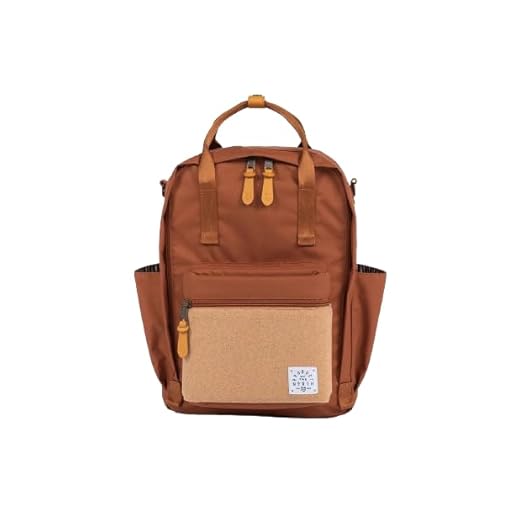 Best vegan backpack small Elkin Sustainable Diaper Bag Backpack
