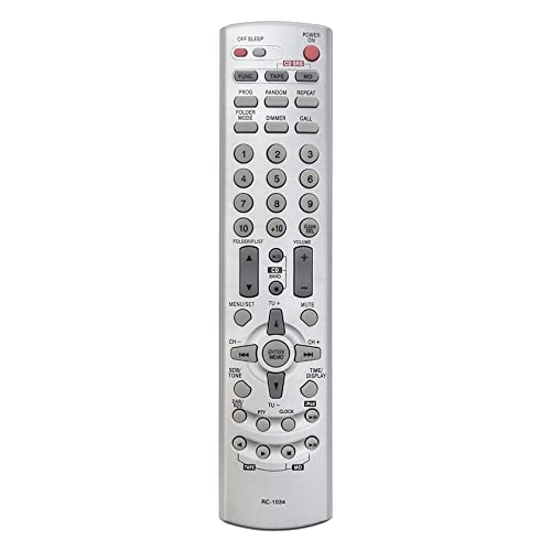 Allimity RC-1034 Replaced Remote fit for Denon Receiver RCD-M35DAB DCD-F102 DRA-F102 RCD-M33