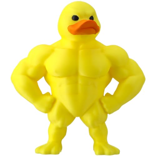 Figurilla de Pato Musculoso Novabright 7x6x2.5 cm