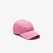 Lacoste Unisex Organic Cotton Twill Cap, Reseda Pink, One Size
