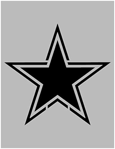 Amazon.com : Lone Star State Texas Reusable Stencil (8.5" x 11" Sheet ...