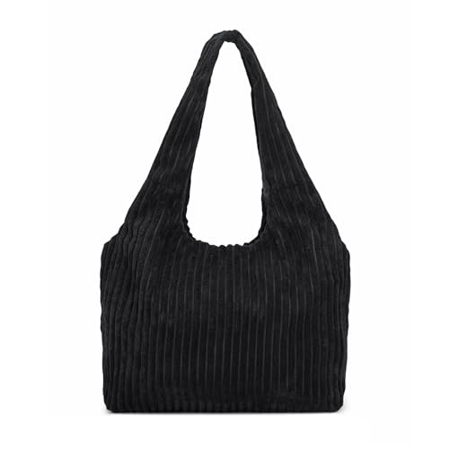Miss Lulu Borsa Spalla Donna in Tessuto Peluche Morbido, Borse Tracolla Leggera e Versatile, per Shopping, Viaggi, Università e Quotidiano