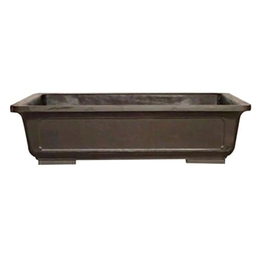 Brown Mica Bonsai Pot for Home Decor