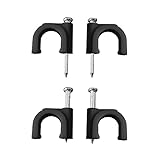 Grapa negra cable manguera tubular 2x4 nº 9 (caja 100uni)