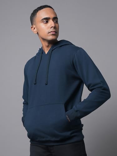 Image of HIGH Star Men's Cotton Hooded Neck Sweatshirt