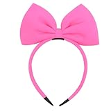 HoveBeaty Hair Band Bow Headbands Headdress for Women and Girls, Perfect Hair Accessories for Party and Cosplay (pink)