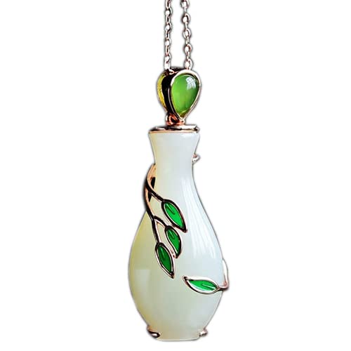 Pendentif Guanyin jade naturel collier bijou de mode chinois femme