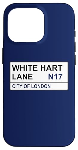 Tottenham Football Team White Hart Lane Street Sign Case for iPhone 16 Pro