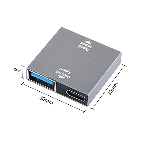 RIIEYOCA USB 2 in 1 Splitter di ricarica, USB tipo...