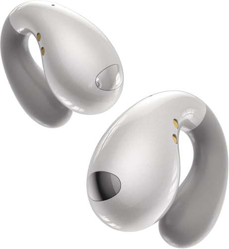 Boytond Ultra Open Ear Earbuds - Ergonomic Clip-On Earbuds, Small Bone Conduction Over-The-Ear Headphones with Waterproof Design, Perfect Running...