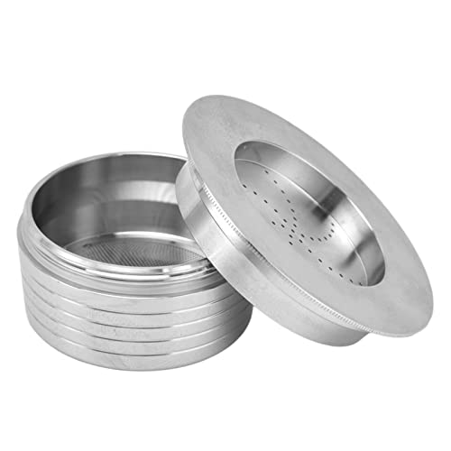 Tyenaza Stainless Steel Refillable Coffee Capsule, Reusable Coffee Pods Coffee Machine Accessory for Lavazza Blue B951