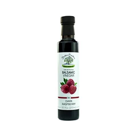 Sutter Buttes Balsamic Vinegar – Dark Raspberry Infused (250ml bottle), Artisan Italian Grape Must Reduction Balsamic Vinegar, Handcrafted Premium Thick and Sweet Golden Aged Vinegar Cover