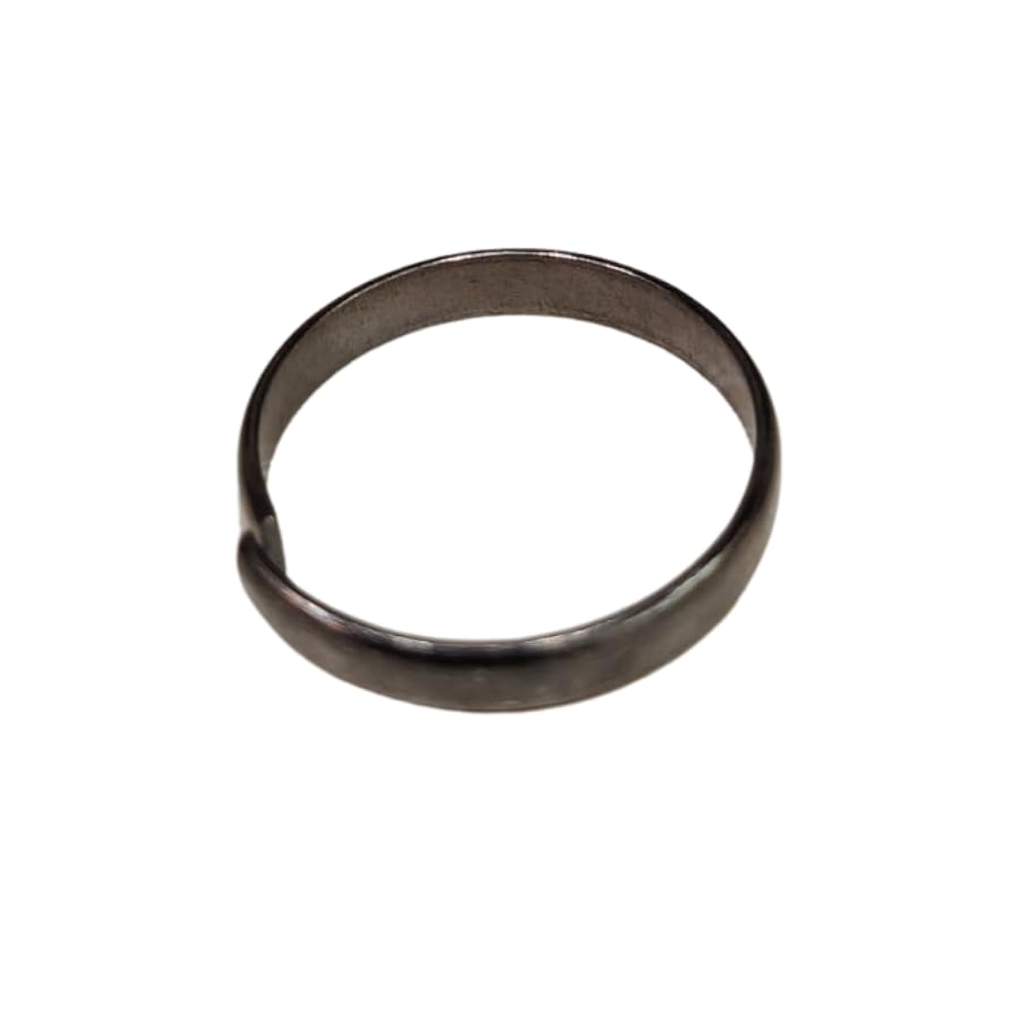 Adjustable Black Horse Shoe Ring, Unique Design