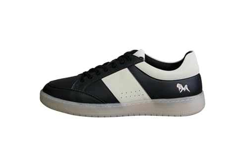 Image of Neeman's City Strides Sneakers for Men | Comfortable & Flexible Retro Faux Leather Sneakers with a Translucent TPR Sole and Lightweight