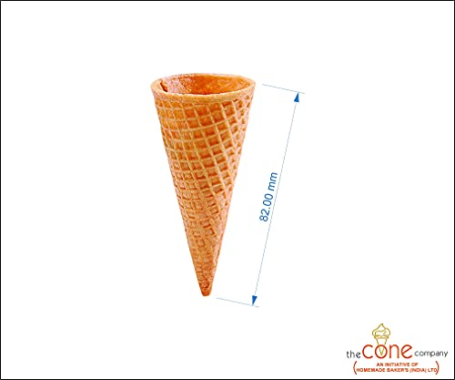 Image of The Cone Company-Wafer cones (82 MM- FLAT TOP CONE)