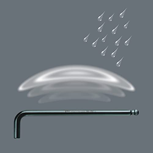 Wera 950/13 Hex-Plus Imperial 1 SB, L-Key Set, Imperial, BlackLaser, 13 Pieces