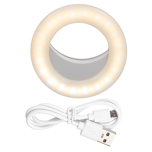 KONTONTY Conference Fill Light Soft Led Ring Light for Phone Camera Perfect for Makeup Selfie
