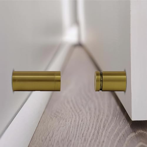 Image of 3 Inch Door Stopper Pipe Magnetic /Stopper for Main Door /Stainless Steel Heavy Duty Magnet Door Stops /Door Back Stopper for Home /Office /Hotels (Pack of 1) - Antique Finish-| 3 Years Warranty |