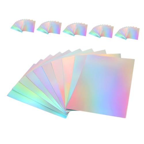 Papier cartonné miroir holographique A4 pour des invitations d'anniversaire magiques