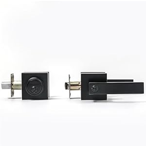 Zevaway 1 Quadratisches Türriegelschloss-Set 1 Stück