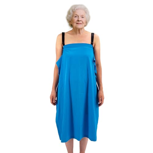 Dignity Bathing Cover Up for Elderly, Adjustable Bed Bath Supplies for Elderly for Elderly Senior and Disabled Men and Women, Provides Privacy for Caregivers, Quick-Drying Fabric, Non-Slip Design