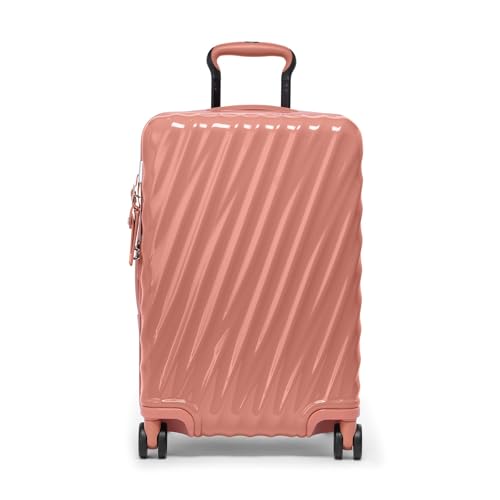 TUMI - 19 Degree Expandable Carry-On - 4-Wheeled Hard Shell Suitcase - 21.8' X 14.0' X 9.0' - Pink Clay