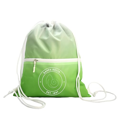 Sorority Shop Kappa Delta Drawstring Backpack, Ombre Color Design
