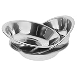 Gatuida 3 Stück Teiliges Edelstahl Waschschüsseln Dickwandige Multifunktionale Küchenschalen für...