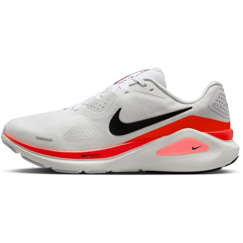 Nike Homme Structure 26 Chaussure de Course sur Route, White/Black/Bright
