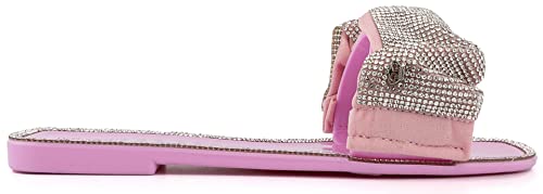 Juicy Couture Women's Hollyn Womens Slide Sandals, Beach Sandal, Flip Flops, Size 6 Pink #TOP23