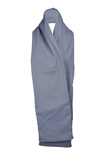The RainScarf - Reversible Scarf | Includes Waterproof Hood and 2 Pockets | Soft and Comfortable | Generous Length - Grey