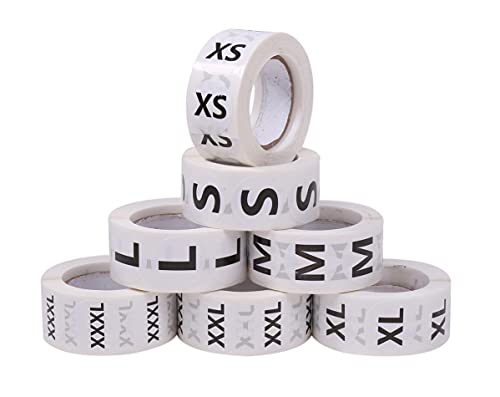 #1のXXLサイズ Amazon | サイズ シール 業務用 XS S M L XL XXL XXXL 7サイズ