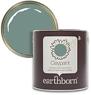 earthborn Claypaint, Breathable paint for Walls and Ceilings (Splashing, 2.5 Litre)