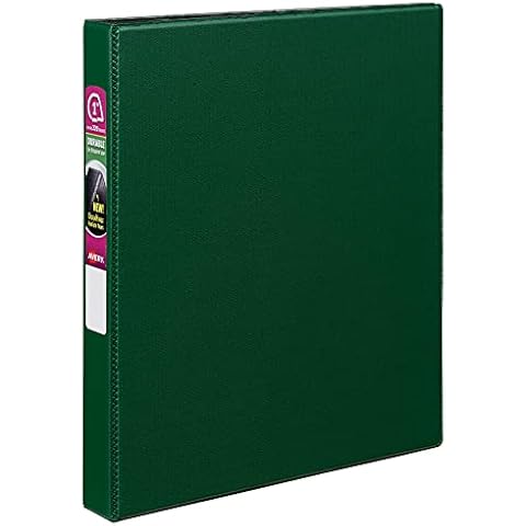Avery Durable 3 Ring Green Binder Cover